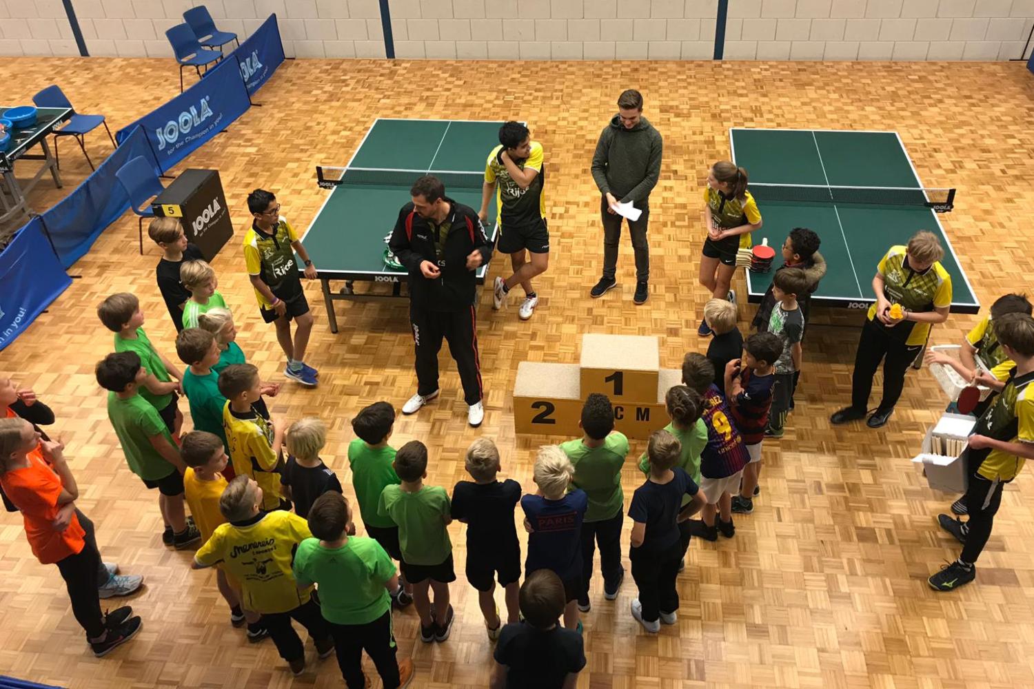 Basisscholieren; tafeltennis