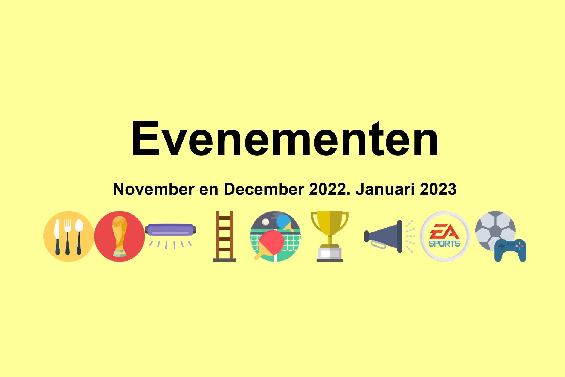 Aankomende evenementen