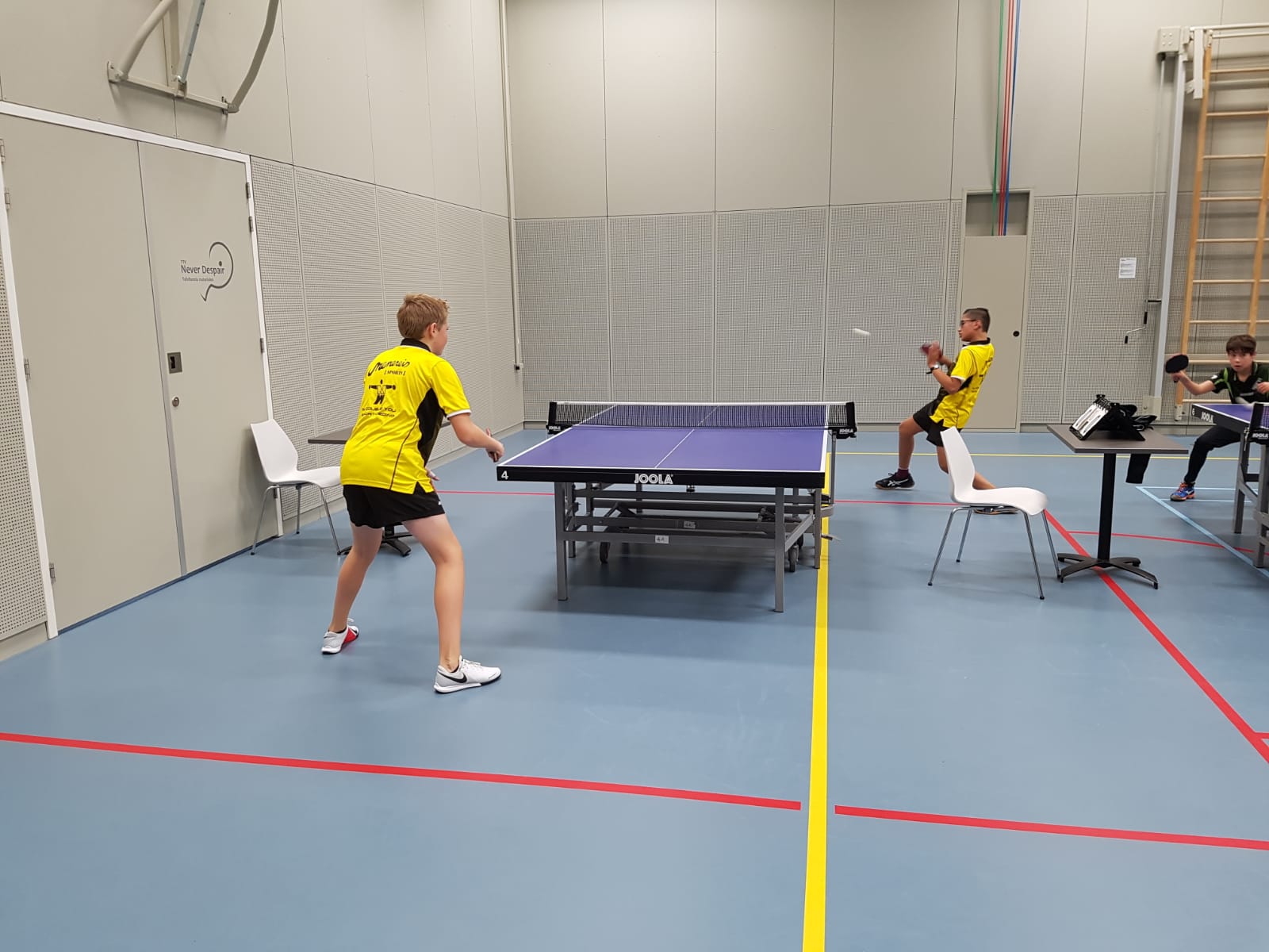 Weinig competitie maar des te tafeltennis